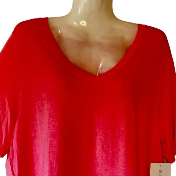 Athleta Nighttime Bliss Sleep Tee NEW WITH TAGS Hot Pink Tencel Lyocell  Size S - Picture 3 of 13